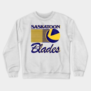 Defunct Saskatoon Blades Hockey Team Crewneck Sweatshirt